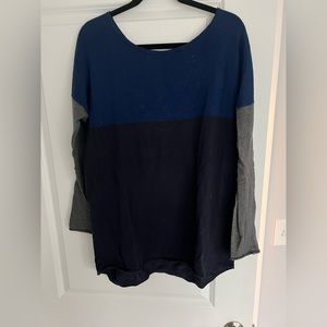 VINCE colorblock sweater